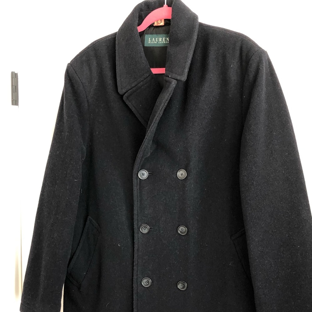 Ralph Lauren Men’s Navy Blue Pea Coat